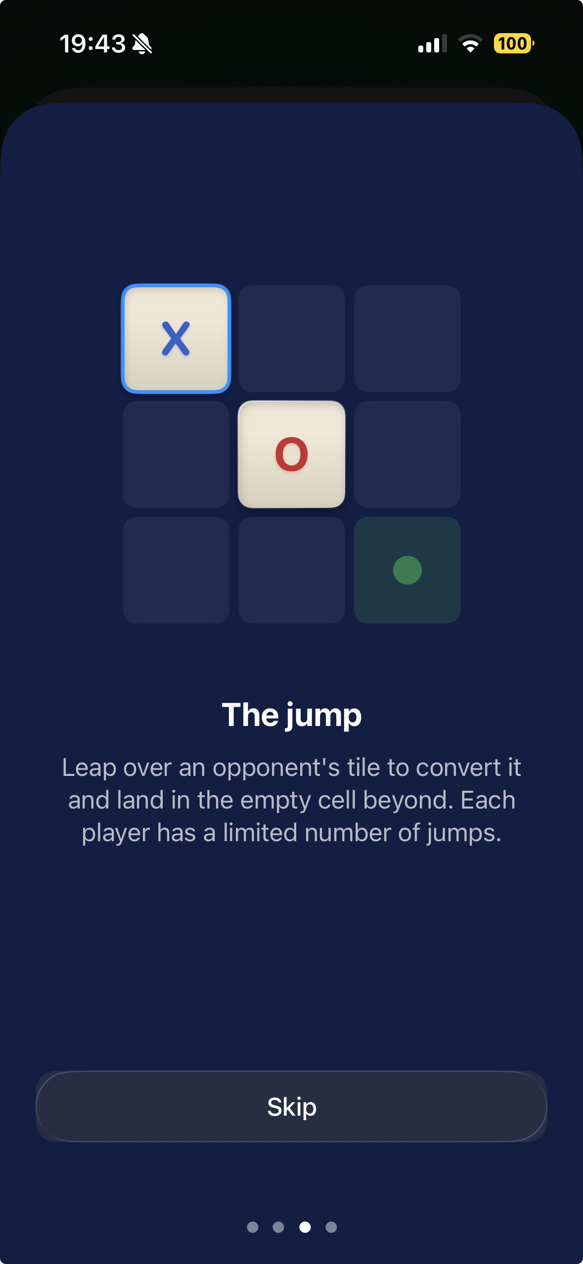 Pounce difficulty selection screen